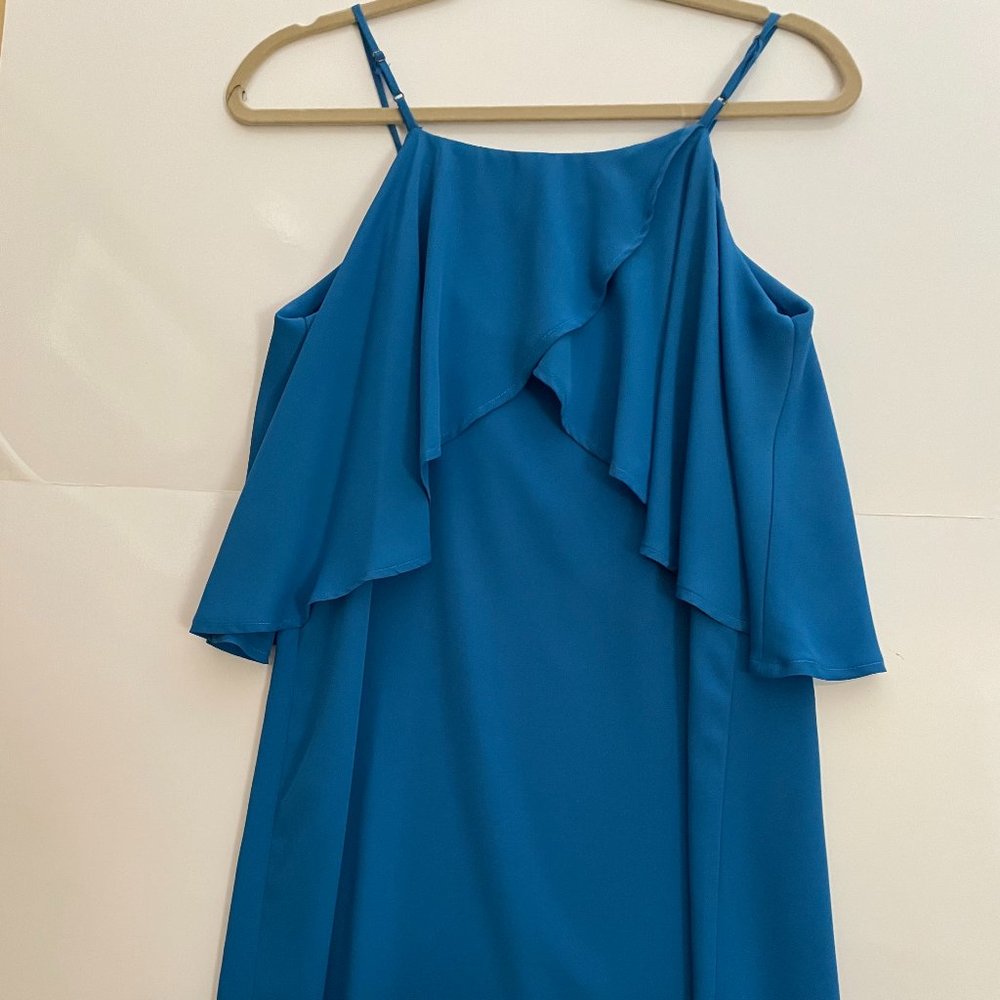 Flowy Blue Mini Dress